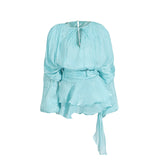 Dadizhimu Famous Wind 2025 Spring New Fashion Niche Pure Desire Hollow Pressure Fluttering With Dress Woman Trend