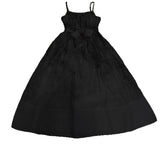 Dadizhimu Elegant Wind Girded Lumbar Dress 2025 New Fashion Print Slings With Skinny Dress Women's Summer
