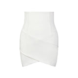 Dadizhimu Beauty Warning 2024 Spring And Summer New Irregular Design Half-Smelly Dress High-Rise Skinny And Short Dresses