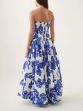 Dadizhimu Corset Dress 2025 Summer New Waist Thin Fashion Sexy Open Sleeveless Long Dress