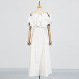 Dadizhimu Famous Style Dress 2025 Spring New Fashion Collar Flowers Splicing High-End Feel Dress Woman