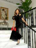 Dadizhimu Shoulder Evening Dress Dress High-End Light Luxury Niche Host Annual Meeting Dress Art Exam Senior Sense Fishtail Dress