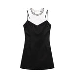Dadizhimu First Love Dress Hanging Neck And Set Of Noodle Dress Summer Girl To Show Thin Temperament Dress Dress Skirt Dress Skirt Skirt