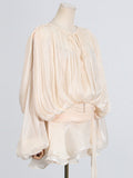 Dadizhimu Famous Wind 2025 Spring New Fashion Niche Pure Desire Hollow Pressure Fluttering With Dress Woman Trend
