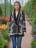 Dadizhimu Famous Lady Light Luxury Suit 2025 Spring New Heavy Industry Nail Beads High-End Slim Slim Thin Suit Jacket Woman