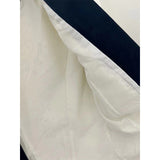 Dadizhimu Wind Small French White Fragrant Wind With A Short Coat Green Fruit Collar Coarse Flowers On The Shirt Of Women's Clothing
