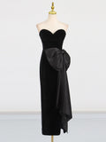 Dadizhimu Bosom Dress Dress 2025 New Black Elegant Irregular Design Feel Sleeveless Dress Woman