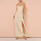 Dadizhimu 2025 New Women's Sleeveless Sleeve-Less Dress Open Multi-Color Solid Color Dress