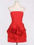 Dadizhimu Temperament Sexy Dinner Dress Dress 2025 New Fashion Tsets Three-Dimensional Rose Flower Dress