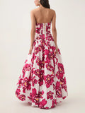 Dadizhimu Corset Dress 2025 Summer New Waist Thin Fashion Sexy Open Sleeveless Long Dress