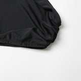 Dadizhimu Famous Party Dress 2025 New Oblique Shoulder Collar Unilateral Sleeve Side Leakage Design Long Dress