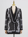 Dadizhimu Famous Lady Light Luxury Suit 2025 Spring New Heavy Industry Nail Beads High-End Slim Slim Thin Suit Jacket Woman