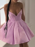 Dadizhimu Girls Wearing Women's Sexy Breast-Wearing French Dress Body-Exected Fish Bone Small Skirt Ponbo Dress Small Dress